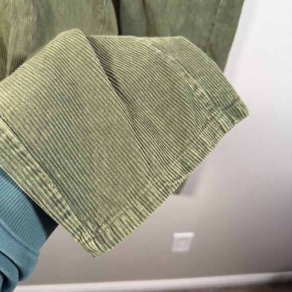We the Free Corduroy Pants Size 26 Button Fly Pleated Straight Leg High Rise - Picture 7 of 10